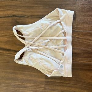 Blush pink lululemon sports bra